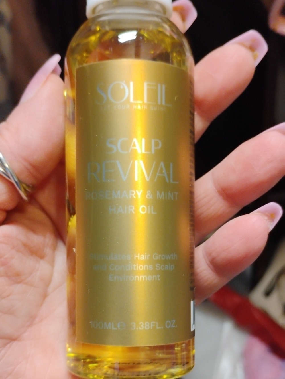 Soleil Scalp Revival Rosemary & Mint Hair Oil — Gold